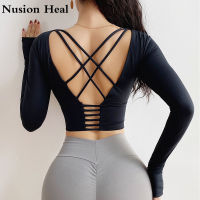 Workout Long Sleeve Yoga Shirts Sport Top Fitness Yoga Top Gym Top Sports Wear for Women Gym Femme Jersey Mujer Running T Shirt