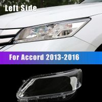 For 2013-2016 -Honda Accord Car Headlight Lens Cover Head Light Lamp Shade Shell Auto Light Cover