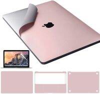 5ใน1ฝาครอบรูปลอกไวนิลป้องกันสำหรับ Macbook Air 13 A1932 A2179 M1 A2337 13.6 "ตัวป้องกันร่างกายเต็มรูปแบบแล็ปท็อป A2681 Rose M2