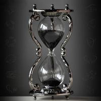 Creative Decoration Metal Hourglass Timer Sand Clock Twelve Constellations Mens Girlfriend Gift Home Decorative Clocks Decor