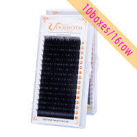 10 trays 16rowscase 7-16mm mink eyelash extensions supples False fake eyelash extension individual lashes cosmetics