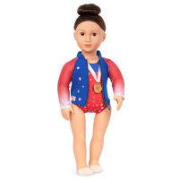 Our Generation Regular Doll - GYMNAST CHAMPION DOLL, SUN ตุ๊กตาเด็กผู้หญิงพร้อมชุดแชมเปี้ยนยิมนาสติก