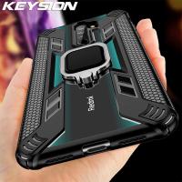 ❏ KEYSION Shockproof Case for Redmi Note 8 Pro 8T 9S 9 Pro Max 7 K30 K20 Phone Cover for Xiaomi Mi 10 9T 9 Lite A3 X3 NFC F2 Pro