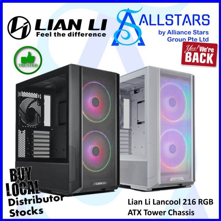 (ALLSTARS DIY Chassis PROMO) Lian Li Lancool 216 RGB ATX Tower