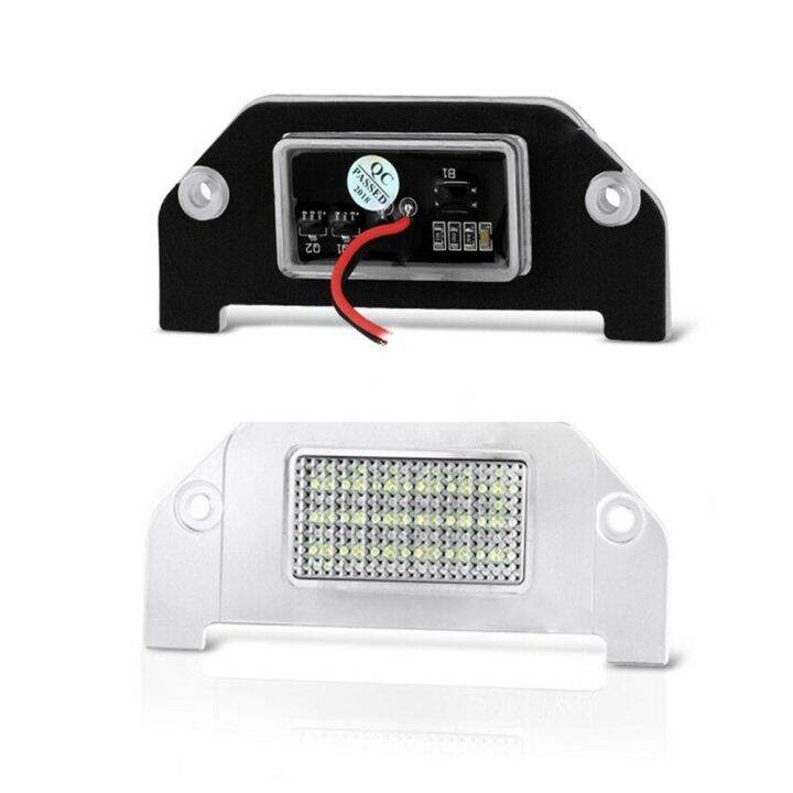 ชุดไฟป้ายทะเบียนรถ-led-แบบ-smd-ล้วนสีขาว2ชิ้น-lh-rh-สำหรับ-chrysler-05-14-300-300c-chrysler-sebring-07-10ไฟท้ายรถ