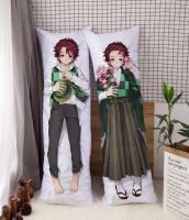 Japanese Anine Figure Dakimakura Pillow Case Hugging Body Store Hot Anime Demon Slayer Kimetsu No Yaiba Agatsuma Zenitsu Cosplay