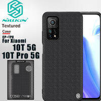 Nillkin เส้นใยไนล่อนเคสสำหรับ Xiaomi Mi 10T 5G / 10T Pro 5G / Xiaomi 11T / 11T Pro พื้นผิวพีซีขอบ TPU ฝาหลังทนทานกรณีบางและเบากันลื่น