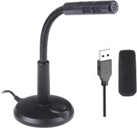 Blapsuro USB Computer Microphone,Plug and Play Desktop PC Laptop Microphone with Mute Button and LED Indicator for Streaming,Podcasting,Vocal Recording,Gaming,Skype,YouTube Mic for Laptop Mac or Window Black.