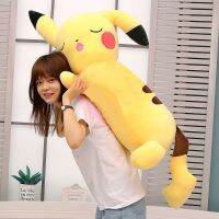 ของขวัญคริสต์มาสวันเกิดตุ๊กตาอนิเมะลายภาพยนตร์ของเล่นกำมะหยี่ยัดไส้ Pikachu ขนาด80ซม. สำหรับเด็ก【มิถุนายน】