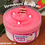 Bánh Kem Dâu slime bơ butter slime chất nhờn ma quái