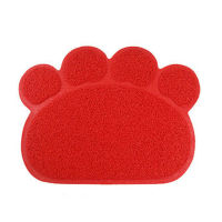 Cute Paw shape Pet Feeding Mat Pet Dish Bowl Food Water Feed Placemat Puppy Bed Blanket pet products