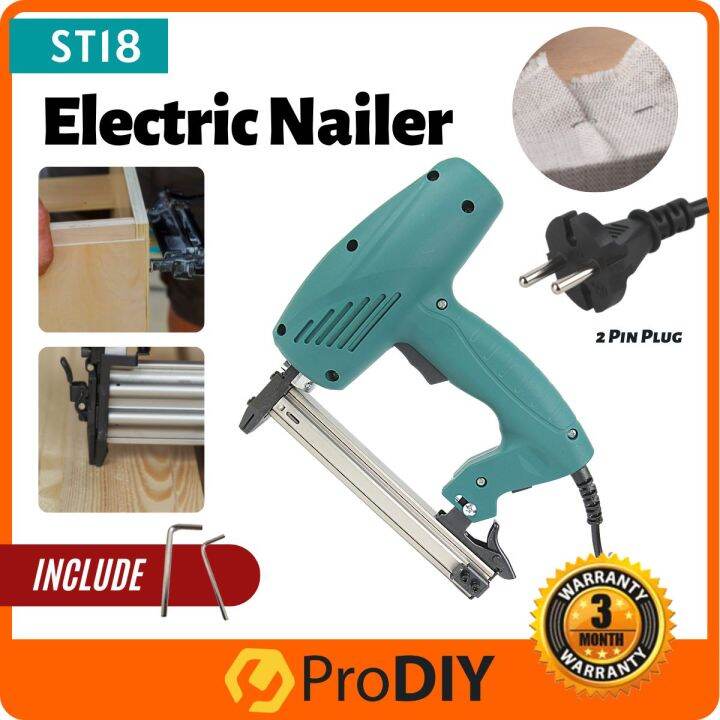 ST18 Electric Nailer Wainscoting Concrete Manual casing Nailer Stapler