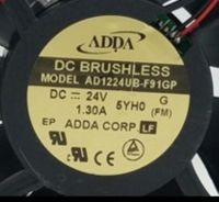 2023 ☆ ADDA 12ซม. DC24V 12038 1.30A อินเวอร์เตอร์พัดลมทำความเย็นอินเวอร์เตอร์ AD1224UB-F91GP