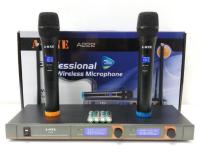 A-ONE ไมโครโฟนไร้สาย/ไมค์ลอยคู่ UHF ประชุม ร้องเพลง พูด WIRELESS Microphone รุ่น A-222