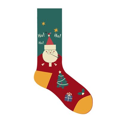 LSP Ready Stock2021 New Creative Christmas Socks Snowman Santa Claus Cartoon Tube Socks Autumn and Winter Christmas Sock