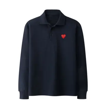 Shop Cdg Play Shirt Long Sleeve with great discounts and prices