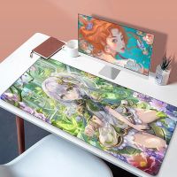 ภาพใหญ่: Genshin Impact Mouse Pad เครื่องเกมคอนโซล Keyboard Pad อุปกรณ์เสริมสำหรับเกม Desktop Protector Mouse Pad โต๊ะคอมพิวเตอร์ Mause Large Xxl