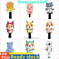 2023 NEW for▲┅✱ All Kinds Of Animals Golf Covers Golf Wood cover Suitable for Driver Fairway Woods Hybrid UT Golf head cover Plush Toy Golf Club Head Protector Novelty Cute Gift Golf Accessories