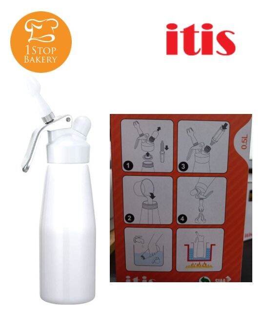 itis-1awpw55-0-5l-aluminum-cream-whipper-white-with-white-head-กระบอกวิปครีม