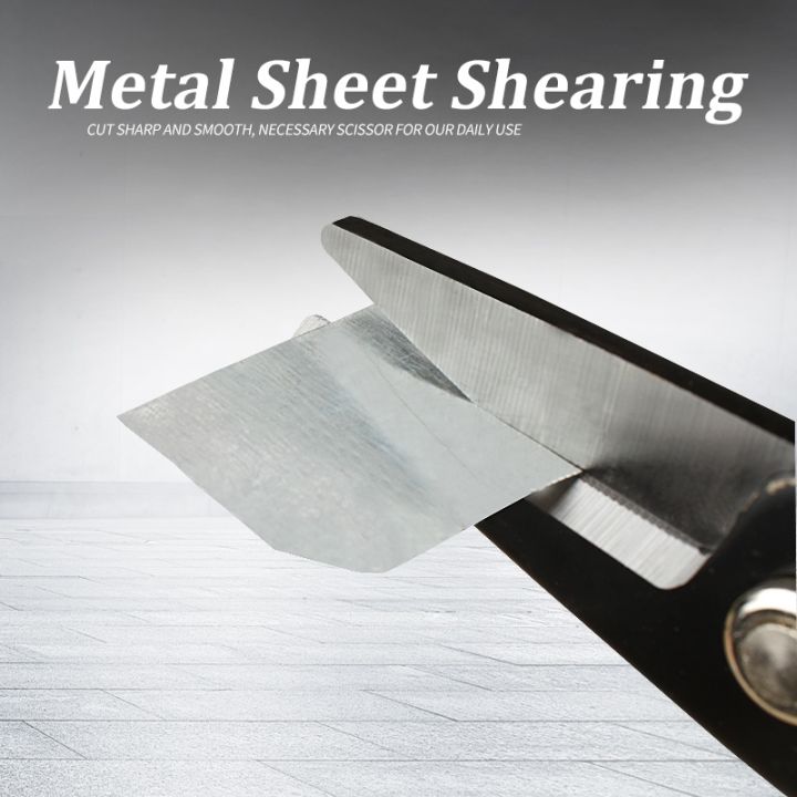 8-metal-sheet-shearing-multi-functional-tin-snips-straight-shears-bent-blade-cutter-household-hand-cutting-tool-scissors