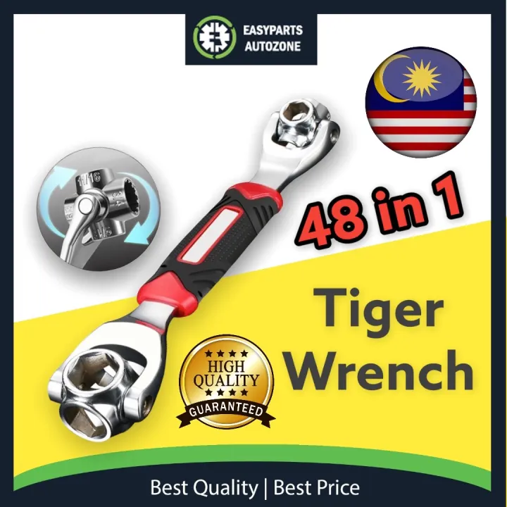 Autozone 48 in 1 Wrench Torque Keys Set Universal Key Ratchet Multitool