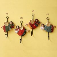 Retro nostalgic European angel decoration hook key single hook