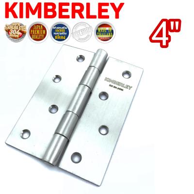 KIMBERLEY บานพับประตู บานพับหน้าต่าง สแตนเลสแท้ NO.930-4” SS (SUS 304 JAPAN)