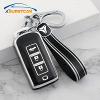 fgjfykjd For Mitsubishi Pajero LANCER Sport Eclipse Cross Outlander ASX Soft TPU Car Remote Shell Fob Keychain Key Case Cover Accessories