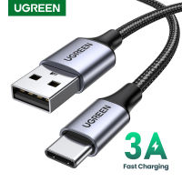 UGREEN 3A USB Type CสายสำหรับRealme Xiaomi Samsung S21 Fastสายชาร์จUSB-C Chargerข้อมูลสำหรับiPad samsung Poco USB C-asdewrwerds