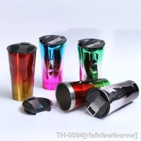 ○卍 rfefefewfeerew Garrafa térmica de garrafa a vácuo Copo Thermo com tampa Abridor aço inoxidável para cerveja quente e sorvete Mug 20oz