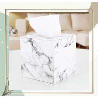 ?Orzer? กล่องทิชชู่ ลายหินอ่อน ของแต่งบ้าน Tissue Box Luxury Marble Collection