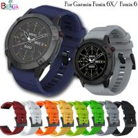 สายคล้องนาฬิกาข้อมือซิลิโคนสําหรับ garmin fenix 6 / Fenix 6X / 5x / Garmin forerunner 935 945 26มม. 22 มม. QC8191651