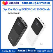 Sạc Dự Phòng Borofone 20000 Mah BJ17A Hàng Chính Hãng, Hỗ Trợ Sạc Nhanh