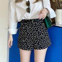 Dressupcornerr Floral Black Shorts(with belt 3rd pic) DCN01155