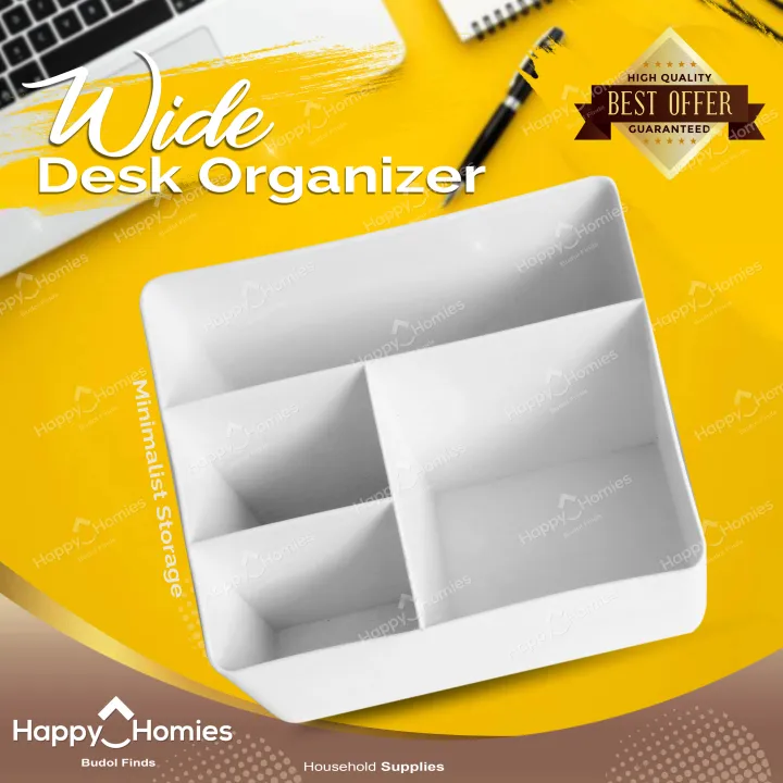 Wide Desk Organizer Office Desk Organizer Layered Desk Storage Remote Control Holder Office