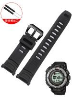 hot style CASIO silicone strap PRG-130Y 1500Y black rubber prg130y watch accessories