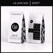 200GR- Gu TINH TẾ (100% Arabica Cầu Đất- thanh chua, nhẹ nhàng)- Cà phê rang xay nguyên chất - Gờ caf