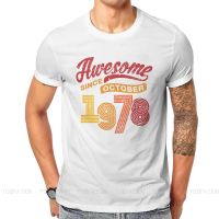 1981 40th Anniversary Mens TShirt Awesome Since October 1978 43th Individuality T Shirt Graphic Sweatshirts New Trend XS-4XL-5XL-6XL