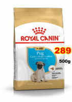 Royal Canin Pug puppy 500g. สำหรับลูกสุนัข พันธุ์ปั๊ก Exp.12/2023