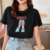 Panda.shop - ?พร้อมส่ง? เสื้อยืด Free Size สีพื้น สกรีนลายคมชัด สไตล์เกาหลี อก42+ ? #9352