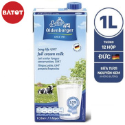 Sữa Tươi Nguyên Kem Tiệt Trùng OldenBurger Đức 3.5%  Hộp 1L
