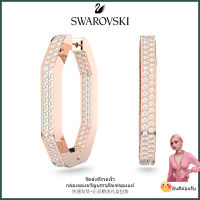 ?Swarovski?ต่างหูเพชรแปดเหลี่ยม Dextera Rose Gold,S925 ต่างหูแฟชั่นสตรีเงินสเตอร์ลิง,ของขวัญวันเกิดวันวาเลนไทน์