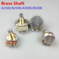 WK-【Made in Korea】Alpha Brass Shaft Potentiometer(POT) For Electric Guitar Bass A250K/B250K/A500K/B500K