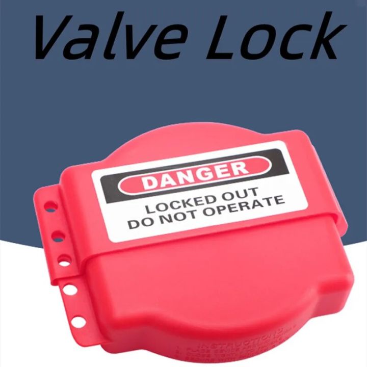 Adjustable Gate Valve Lock Diameter 25-165mm Cylinder Tank Lockout ABS ...