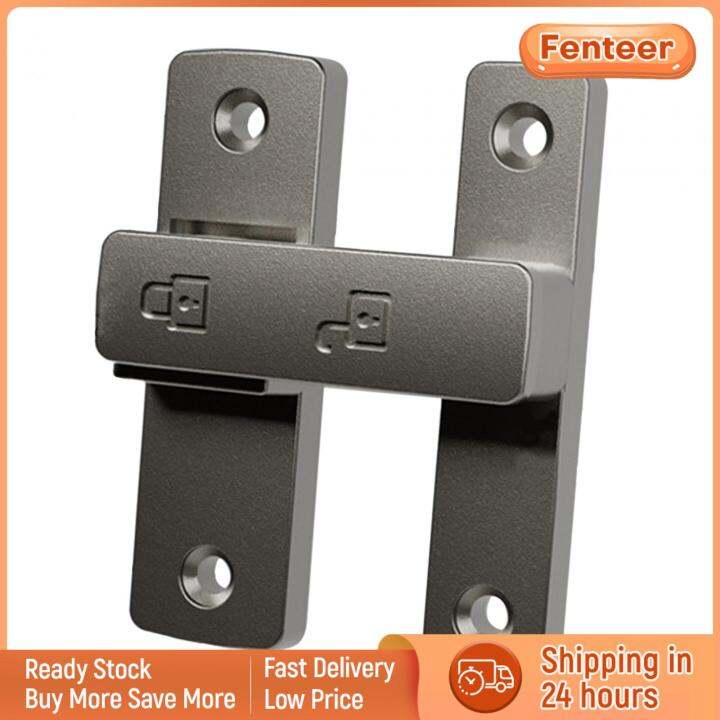 Fenteer 180 Degree Door Latch Guard Flip Latch Sliding Latch Locking