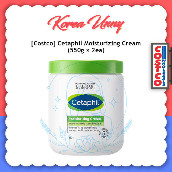 [Costco] Cetaphil Moisturizing Cream 550g x 2ea Lazada