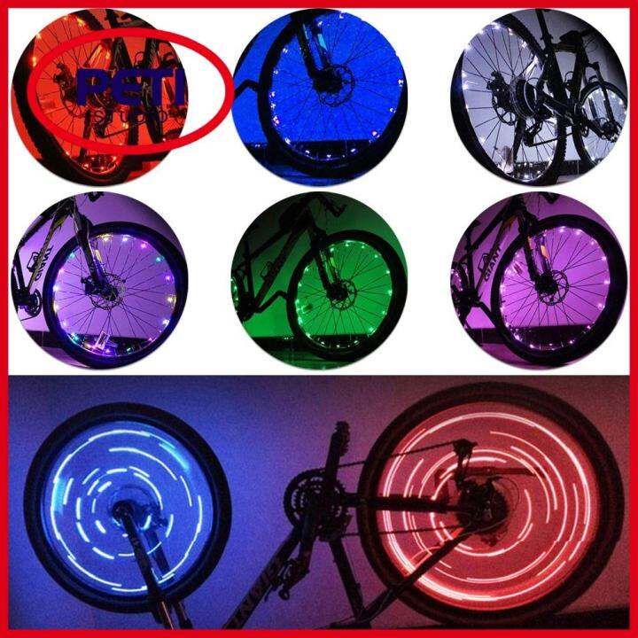 PETI STUDIO Outdoor LED Bicycle Spoke Wheel Lights Cycling Lamp LED