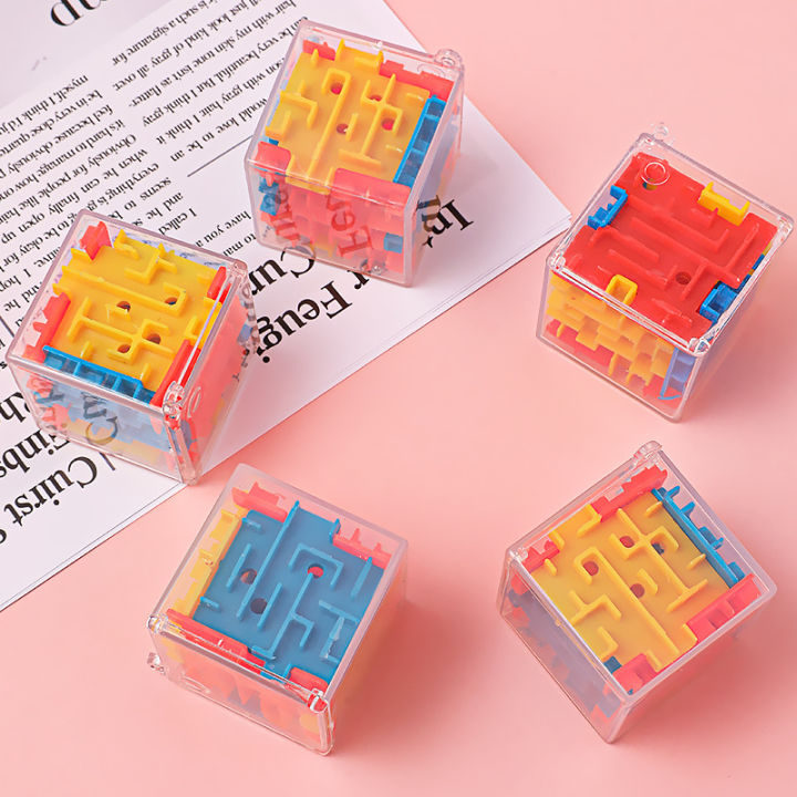 3d-maze-cube-3d-puzzle-cube-for-stress-relief-transparent-puzzle-cube-3d-maze-cube-six-sided-speed-cube-rolling-ball-cube-maze-toys-for-children-stress-reliever-toys-puzzle-cube-for-kids-transparent-b