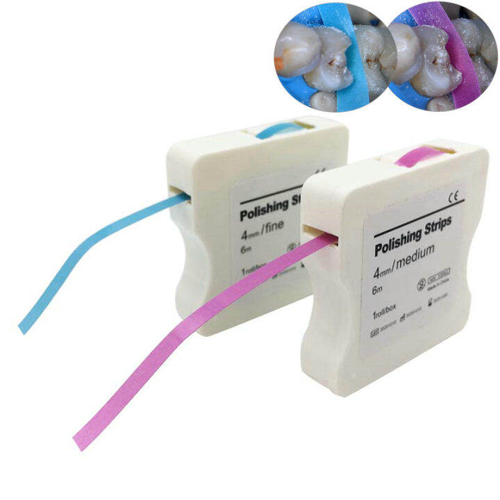 6M/Roll Dental Polishing Strips Resin Tooth Grinding Sanding Teeth