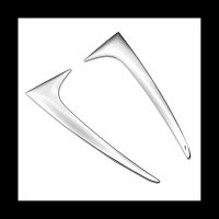 Car Chrome Rear Tail Spoiler Window Side e Decoration Cover Trim for Toyota Corolla E210 2019-2020 Hatchback